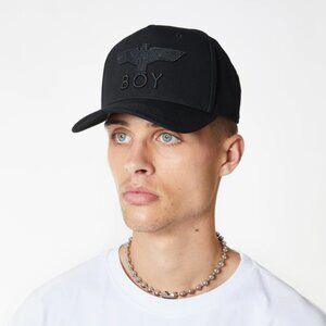 BOY London Boy Eagle Cap in Black